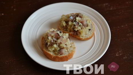закуска с сельдью
