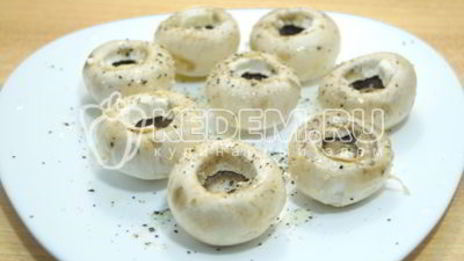 закуска шампиньоны в беконе