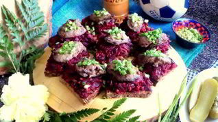 Закуска свекольная с печенью