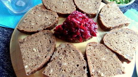 закуска свекольная с печенью