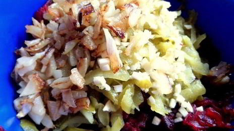 закуска свекольная с печенью