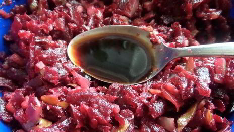 закуска свекольная с печенью