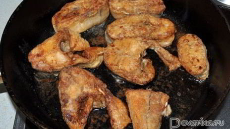 жареная пикша, маринованная в соевом соусе